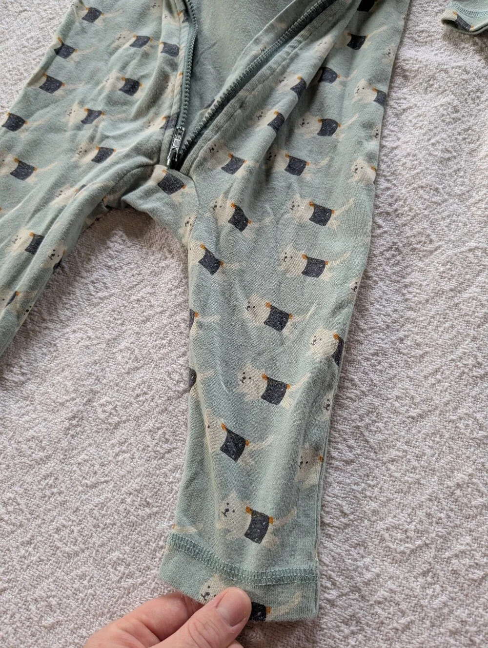 Tea Collection 12-18 Month Dino Spiked Hooded Romper Sushi Cat Zip Up
